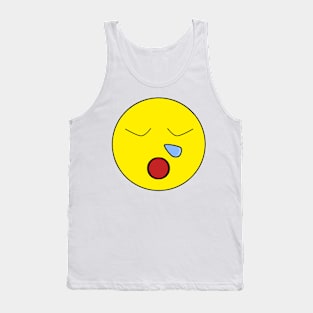 Sleepy face Tank Top